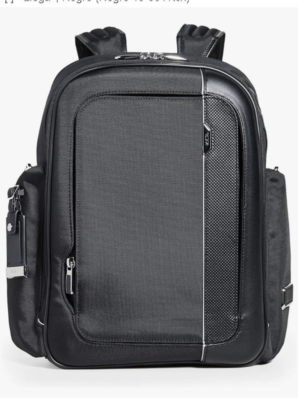 Men's Black tumi Tech Backpack - Sleek Urban Laptop Bag